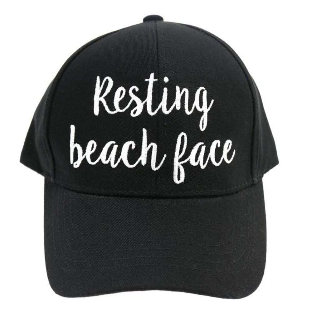 Resting Beach Face Cap